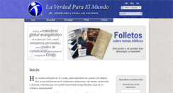 Desktop Screenshot of laverdadparaelmundo.org